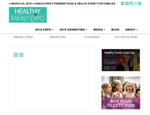 Tablet Screenshot of healthyfamilyexpo.com
